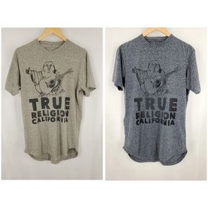 True Religion 📿 Buddha California Tee Bundle of 2